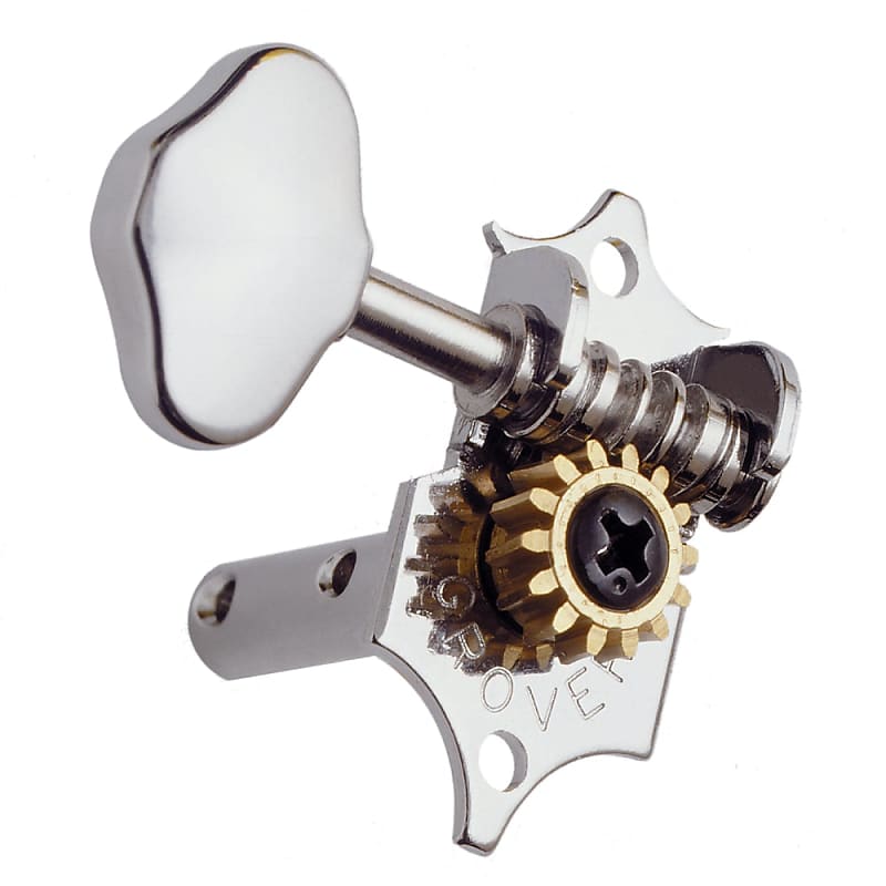 Grover STATITE Machineheads 3+3 Vertical Nickel Reverb