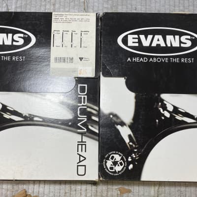 Pair Of Evans B10EC2S Drum Heads image 3