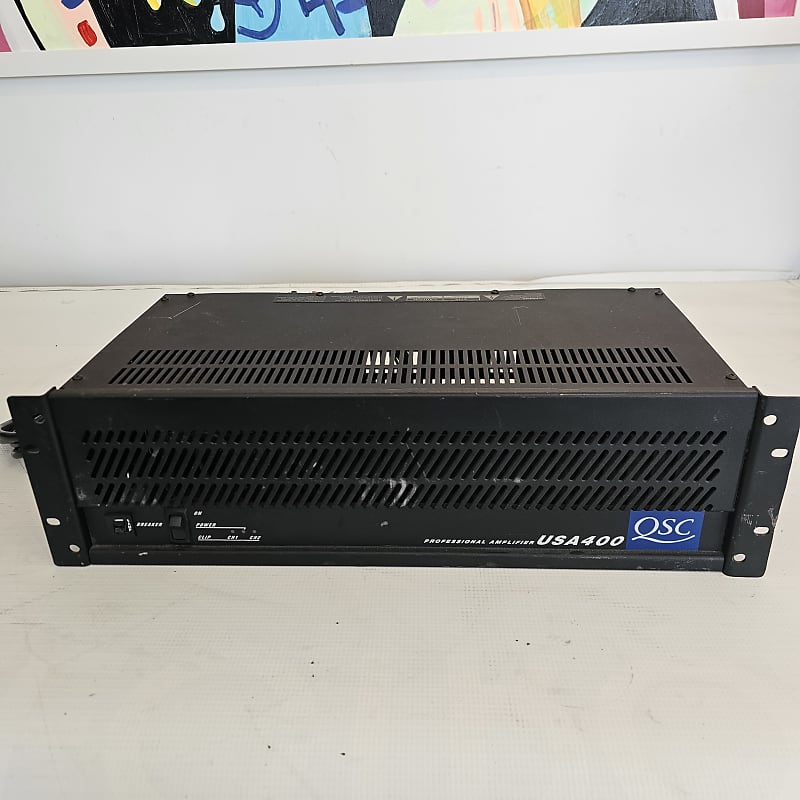 【良品】QSC USA400 真空管パワーアンプ QSC USA400 Amplifier