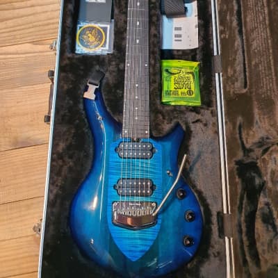 2019 Music Man Majesty 7 Blue Honu John Petrucci Signature Electric Guitar image 11