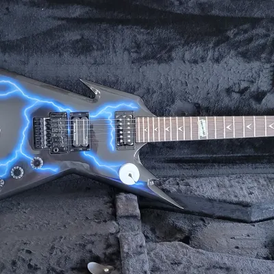 Dean Razorback Blue Lightning | Reverb