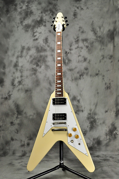 EDWARDS E-FV-85D White Flying V FREE SHIPPING #mar235 | Reverb