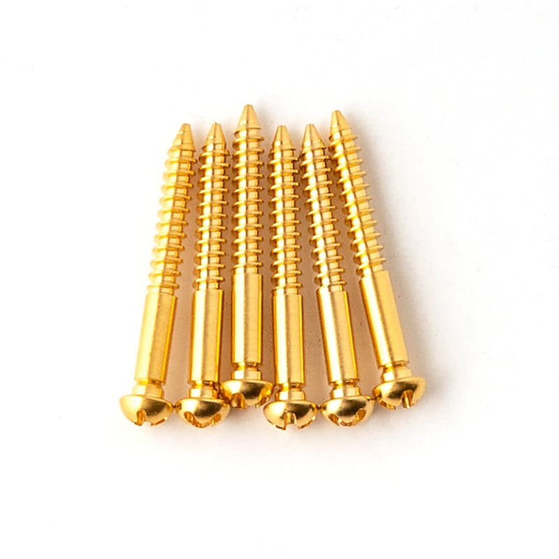 MannMade USA Mounting Screws - Steel - Gold Plated image 1