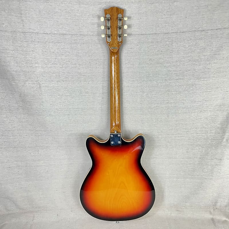 Decca DMI 501 / Grace 2 /Teisco製 Decca DMI-501 1960s Sunburst Semi Hollow Short Scale Teisco