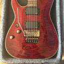 LEFTY Schecter Damien Elite-6 FR LH Left Handed Electric Guitar w/ case