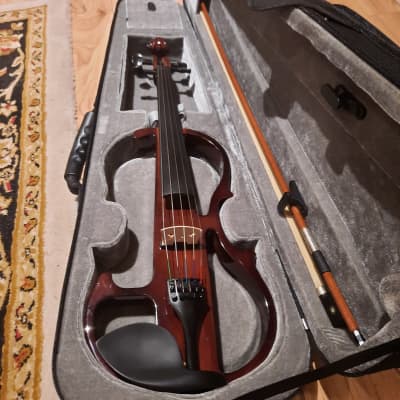 5 String Eletric Violin 2023 - Trans Red image 5