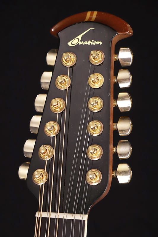 Ovation 1858 Elite 12-String Burst Acoustic Guitar