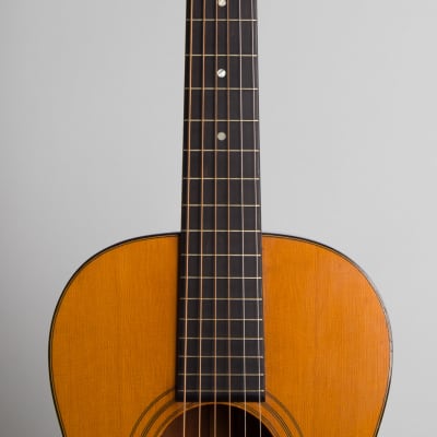 Regal  MarvelTone Style #3 Flat Top Acoustic Guitar,  c. 1930, ser. #2094, black chipboard case. image 8