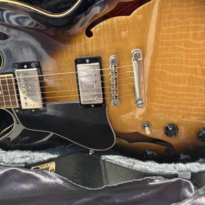 Left Handed Gibson Es-335 2006 Vintage Burst image 4