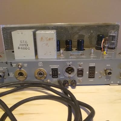 Vintage Ampex  350-2 / Original Ampex transport (1),  preamps (2),  power supplies (2), cables image 7