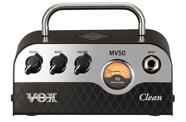 Vox MV50 Clean Compact 50w Guitar Amp Head - Chrome/Black image 1