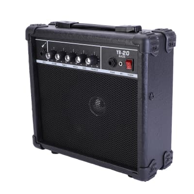 Glarry Black GP Electric Bass Guitar + 20W Amplifier image 10
