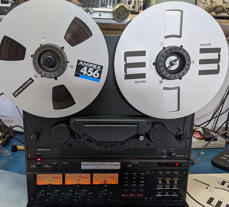 Professional Reel Tape Deck Recorder Fostex E2 two-track machine 1/4  7.5/15 ips