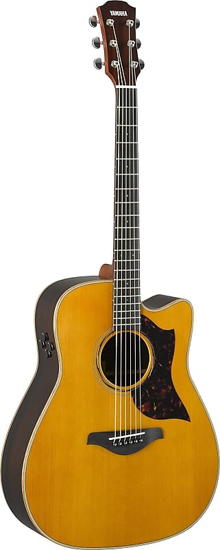 Yamaha A3R ARE Dreadnought Cutaway Acoustic Electric Guitar -  Vintage Natural image 1