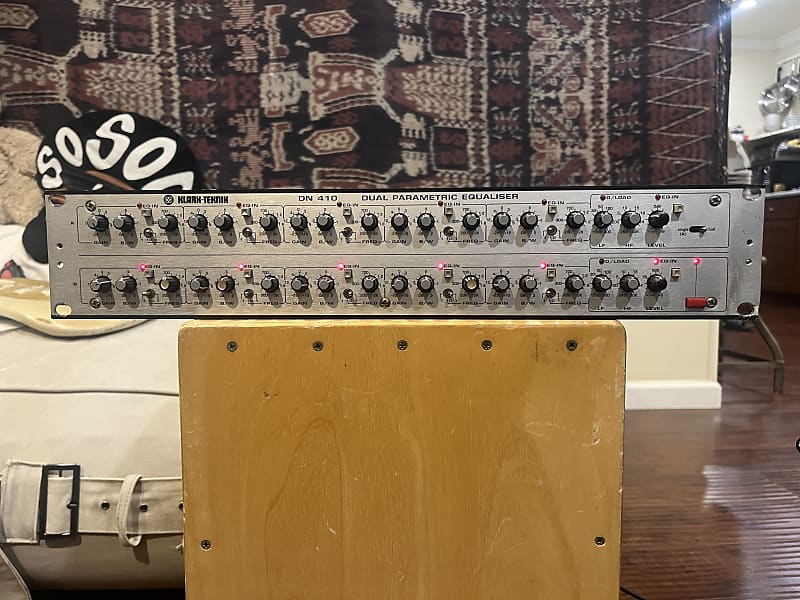 KLARK-TEKNIK DN410 パラメトリックイコライザー Klark Teknik DN410 DN 410 Dual Parametric Equalizer Free