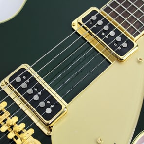 Used Gretsch G6128TCG Duo Jet Cadillac Green Electric Guitar with Bigsby image 10