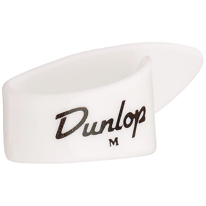 Dunlop 9012R Plastic Medium Left-Handed Banjo Thumbpicks (12-Pack) image 1