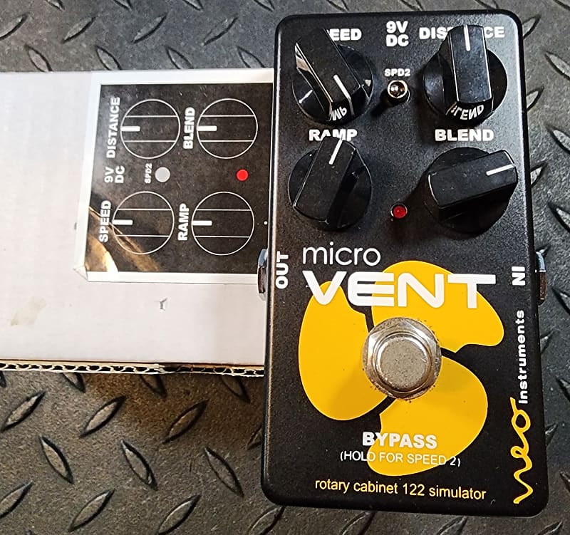 Amazon.co.jp: Neo Instruments MICRO VENT 122 ロータリースピーカーシミュレーター コンパクト ブラック  Leslie 122【国内正規品】 : 楽器・音響機器