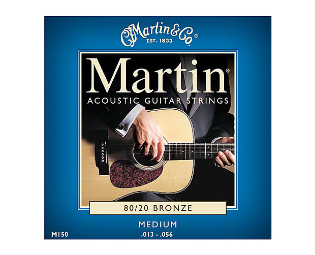 Martin M-150 80/20 Bronze Medium Acoustic Strings image 1