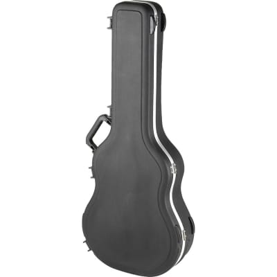 SKB SKB-30 Deluxe Thin-Line Acoustic-Electric and Classical Guitar Case Black image 1