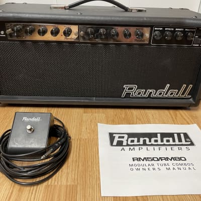 Randall RM50 MTS Electric guitar Head + Blackface & Recto Module for sale