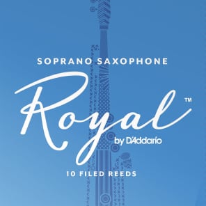 Rico RIB1015 Royal Soprano Saxophone Reeds - Strength 1.5 (10-Pack)