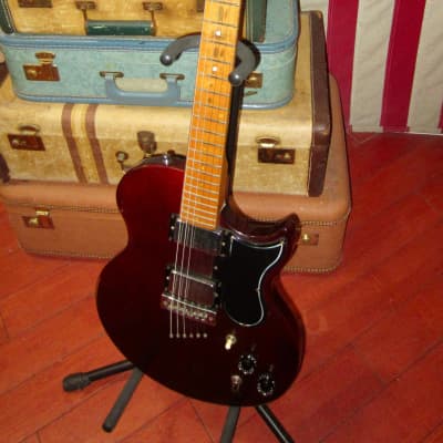 ~1975 Gibson L6-S Wine Red w Hard Case image 3