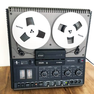 Vintage 1977 Philips N4504 Reel to reel tape player/recorder,great item image 1