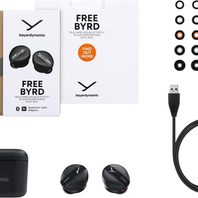 beyerdynamic Free BYRD Black True Wireless Bluetooth in-Ear Headphones, Active Noise Cancelling, Long Battery Life, Microphone, IPX4, Sound Personalization and Alexa Built-in image 3