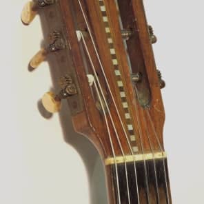 Salvador Ibanez 19th Century Handmade Parlour Classical made in Spain Natural Wood Finish image 9