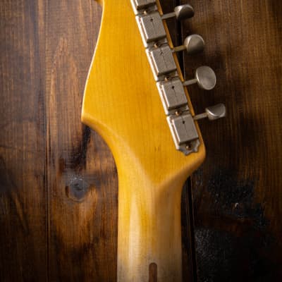 Fender Custom Shop '58 Strat Relic - Super Faded Aged Surf Green image 10