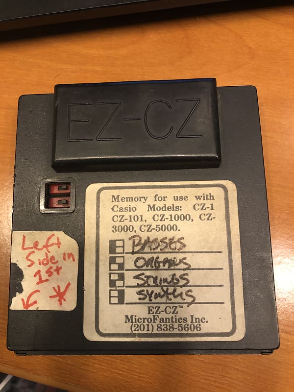 EZCZ four bank Memory cartridge for Casio CZ1, CZ101, Reverb