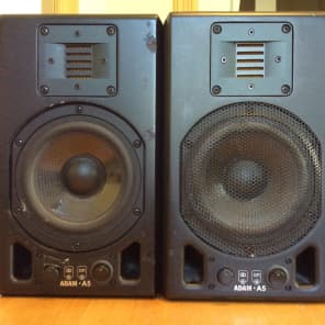 ADAM Audio A5 Active Nearfield Monitors (Pair) Black | Reverb