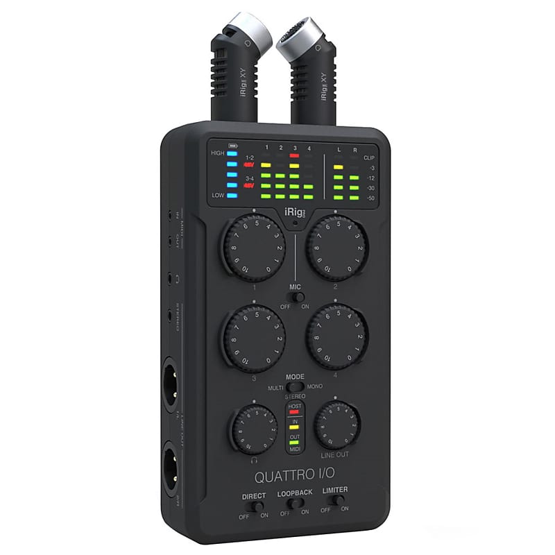IK Multimedia - iRig PRO QUATTRO I/O DELUXE - Interfaccia