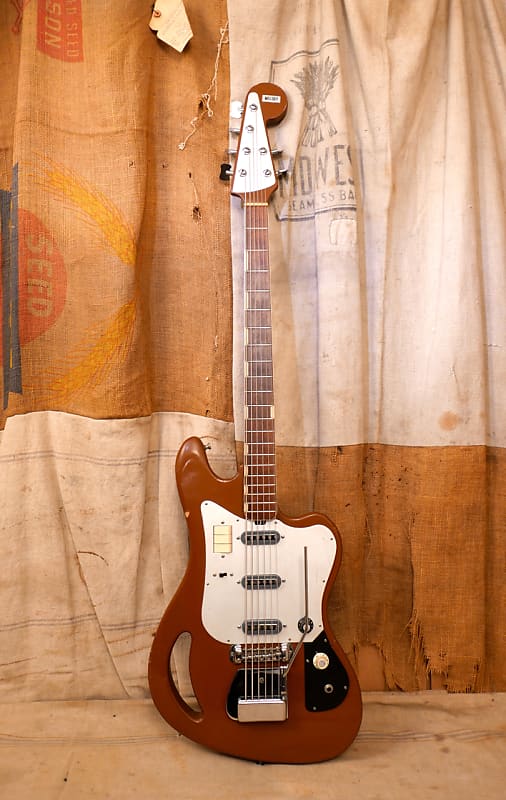 Teisco TB-64 Bass VI Baritone Guitar 1960's Rare | Reverb