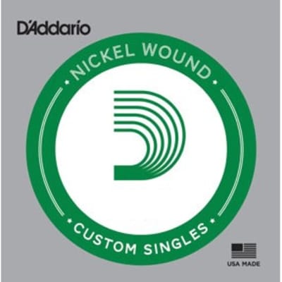 D'Addario NW080 Nickel Wound Electric Single String, 80 image 1
