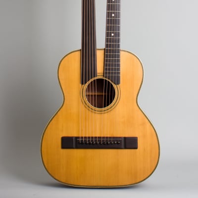 Supertone #12E 650 1/4 Harp Guitar, most likely made by Harmony , c. 1918 for sale