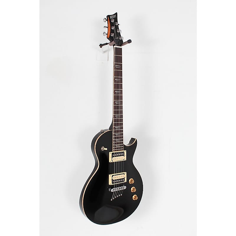 Mitchell MS400 Modern Single-Cutaway Electric Guitar Regular Black image 1