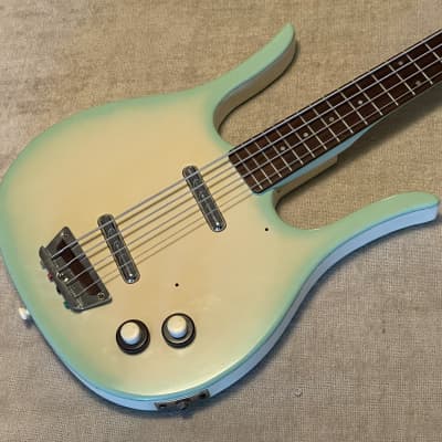 1998 Danelectro Longhorn Bass AquaBurst / Surf Green Burst