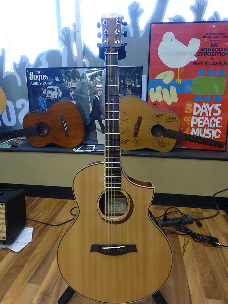 Ibanez AEW21VK-NT1201 Natural Acoustic/Electric Guitar Ovangkol