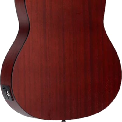 Ortega RCE125MMSN Thinline Acoustic-Electric Classical Guitar w/ Gig Bag image 3