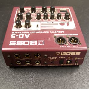 BOSS AD-5 AD5 ACOUSTIC INSTRUMENT PROCESSOR DI BOX PREAMP EQ