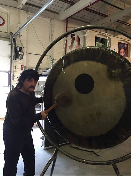 Carmine Appice's Paiste 52” Gong, Beck, Rod, Ozzy, Nugent. Authenticated 1973 image 1