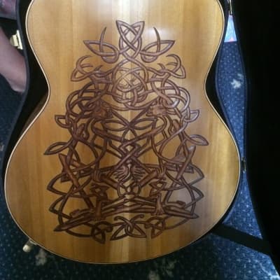 Blueberry Human Celtic design hand made acoustic. 2009 image 3