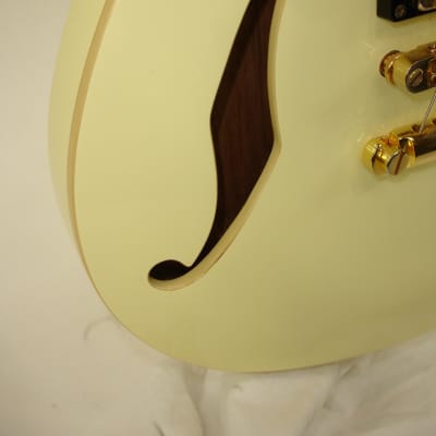 ESP LTD Xtone PS-1 Semi-hollow Electric Guitar - Vintage White image 4