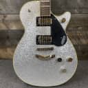 Gretsch G6229 Players Edition Jet BT with V-Stoptail Rosewood Fingerboard Silver Sparkle 2413400817