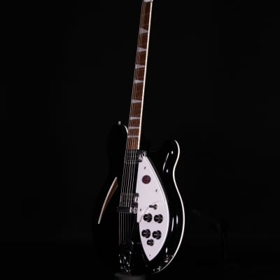 Rickenbacker 360 Semi Hollow Electric Guitar, JetGlo image 6