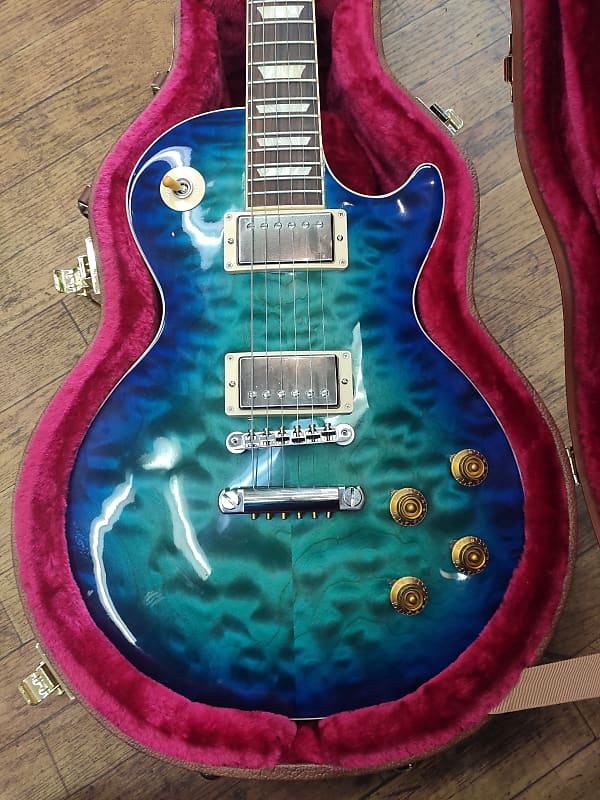 Gibson Goryo Yuto Signature Les Paul Standard 2020 - Trans Blue Burst -  FULL SET, Japan market ONLY !