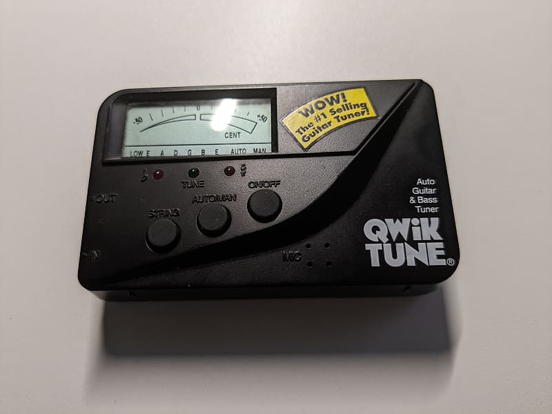 Qwik Tune Guitarbass Tuner Free Shipping Reverb 5579