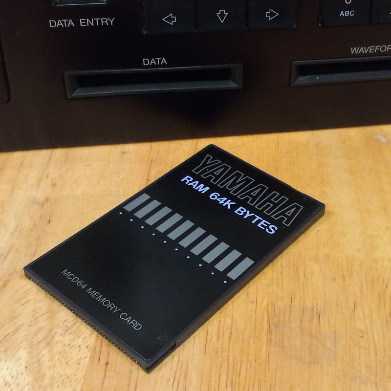 ヤマハ メモリカード MCD64 YAMAHA MCD64 MEMORY CARD RAM 64K BYTES w/ Manual Box